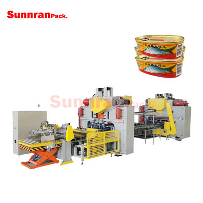 Automatic Two Piece Can Making Tuna Can Production Line