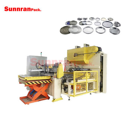 Automatic Metal Lid Can Top Bottom Making Line Tin Can Production Line