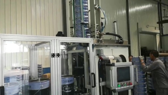 Palletizing κάδων χάλυβα μηχανή για τον κωνικό κάδο 10-25L
