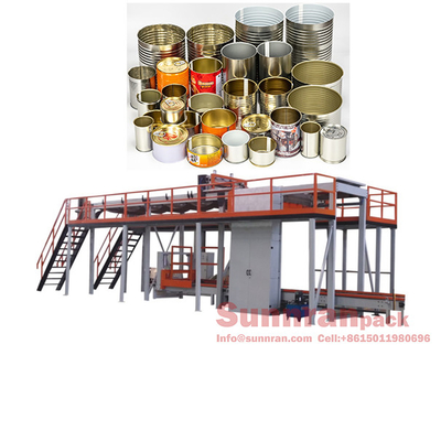 Δοχείο ποτών Palletizer που κάνει το εμπορικό σήμα Sunnran πιστοποιητικών CE μηχανών